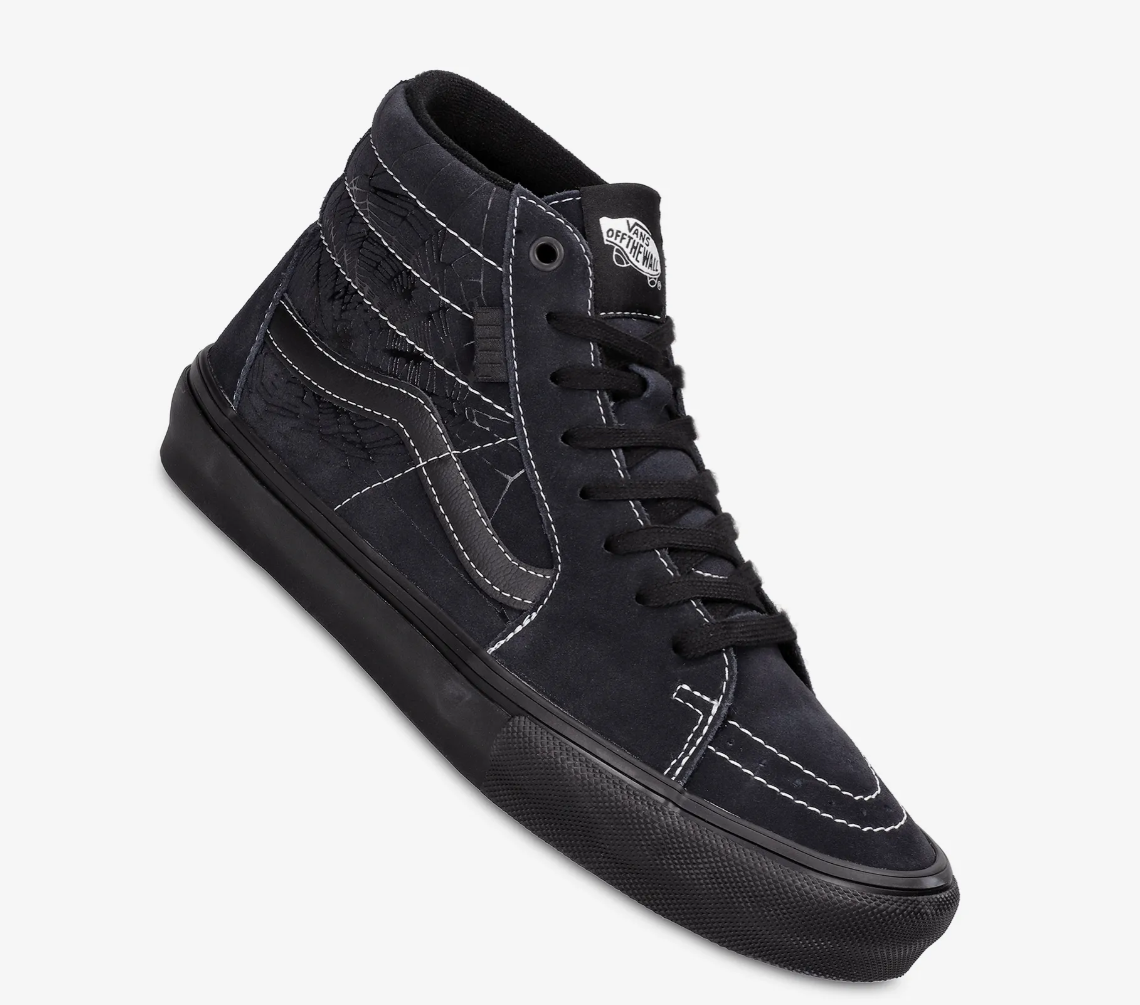 Vans Sk8 hi web dark grey black – Volt BMX - Main Image