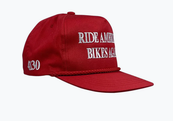 S&M Ride American Bikes Again Hat - Red