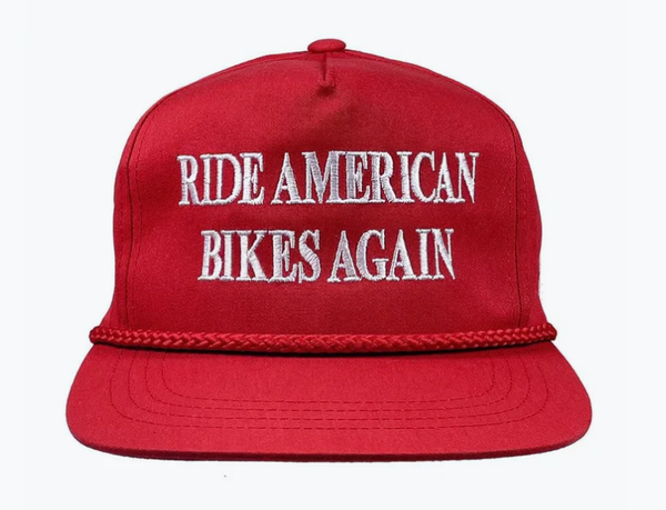 S&M Ride American Bikes Again Hat - Red