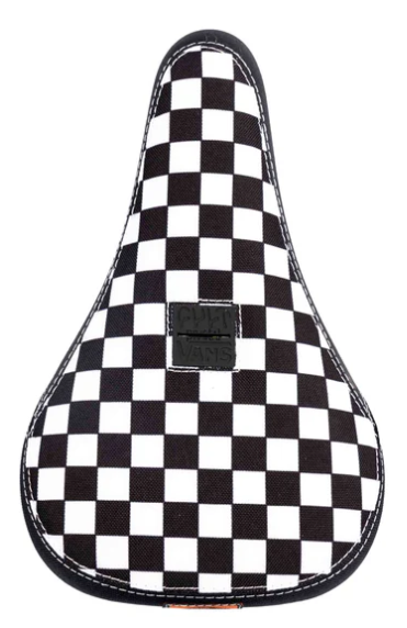 Cult X Vans Slip On Padded Pivotal Seat Checkered Volt BMX