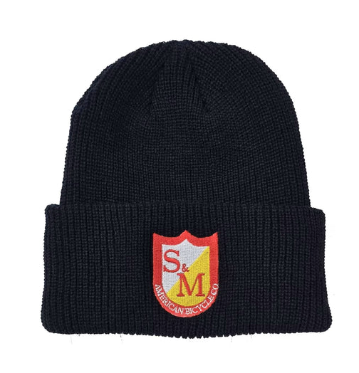 S&M Ribbed Cuffed Beanie (assorted colours)