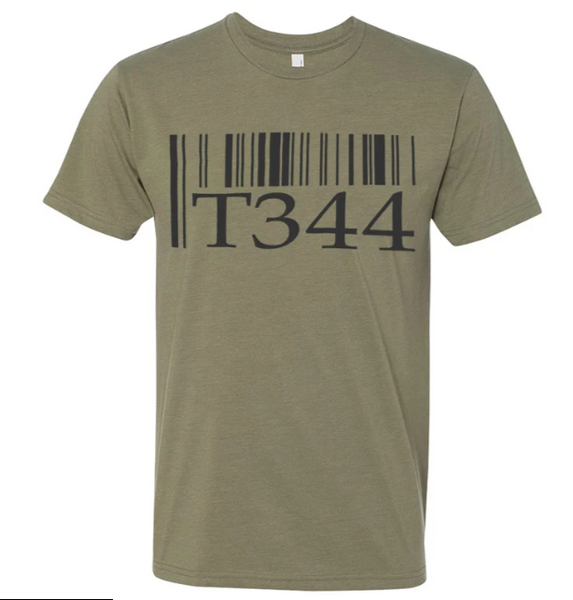 Terrible one barcode t shirt olive