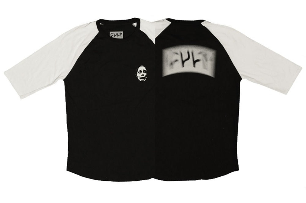 Cult Faded logo 3/4 sleeve t-shirt