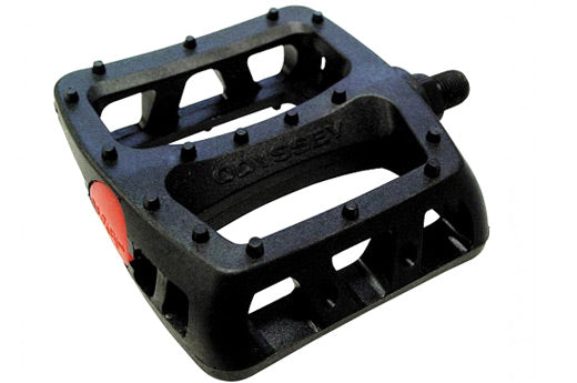 Odyssey Grandstand Dugan Alloy 9/16" Black BMX Bike Pedals - Compatible With Primo, Cult