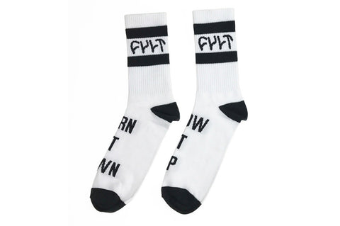 Cult Burn it down socks