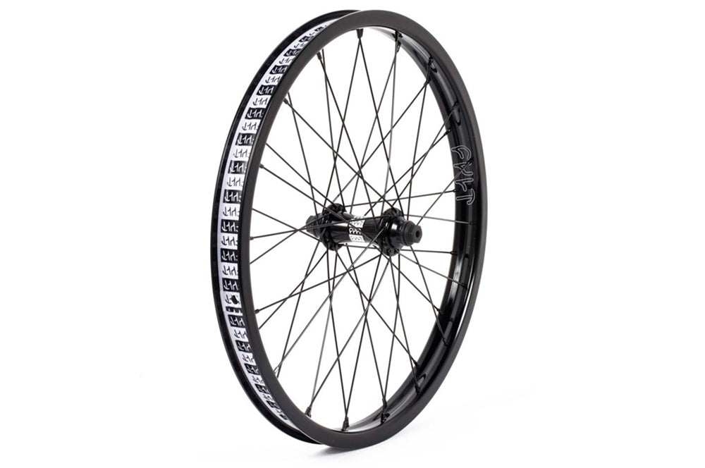 Cult Crew Match front wheel with guards Black 10mm (3/8")