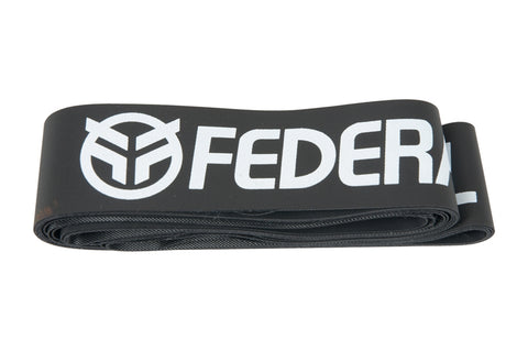 Federal Rim Tape (Pair) Black With White Logo