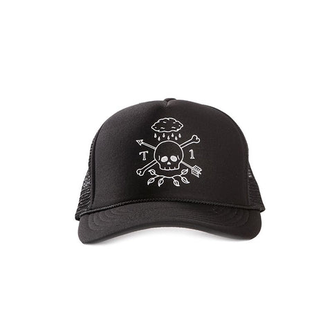 T1 RainSkull Mesh Trucker Hat
