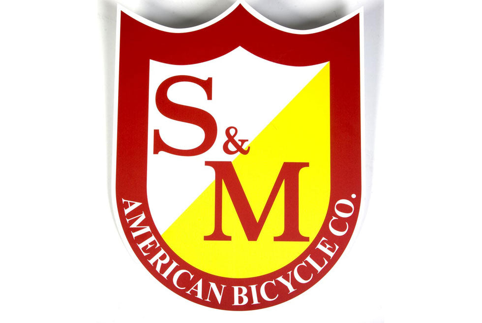 S&M Big Shield Stickers