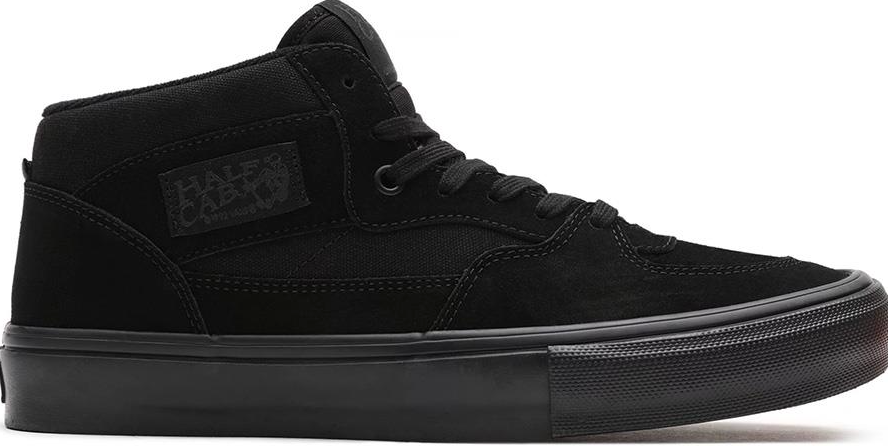 国内配送 VANS HALF CAB BLACK Half Cab Web Dark Grey/Black - RUKUS