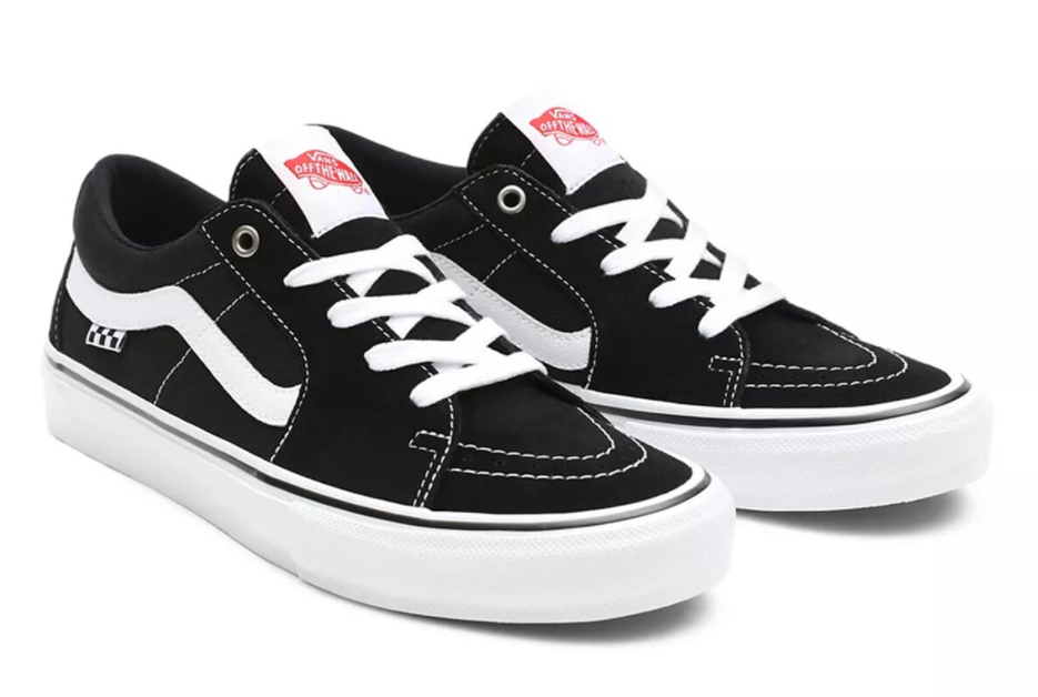 Vans sk8 low black white