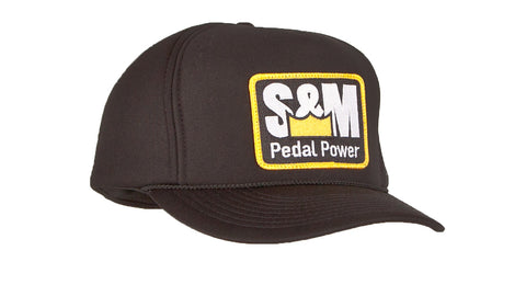 S&M Pedal Power All Foam Winter Trucker Hat Black