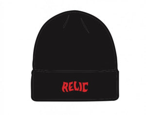 Relic Stoned Beanie Black/Red
