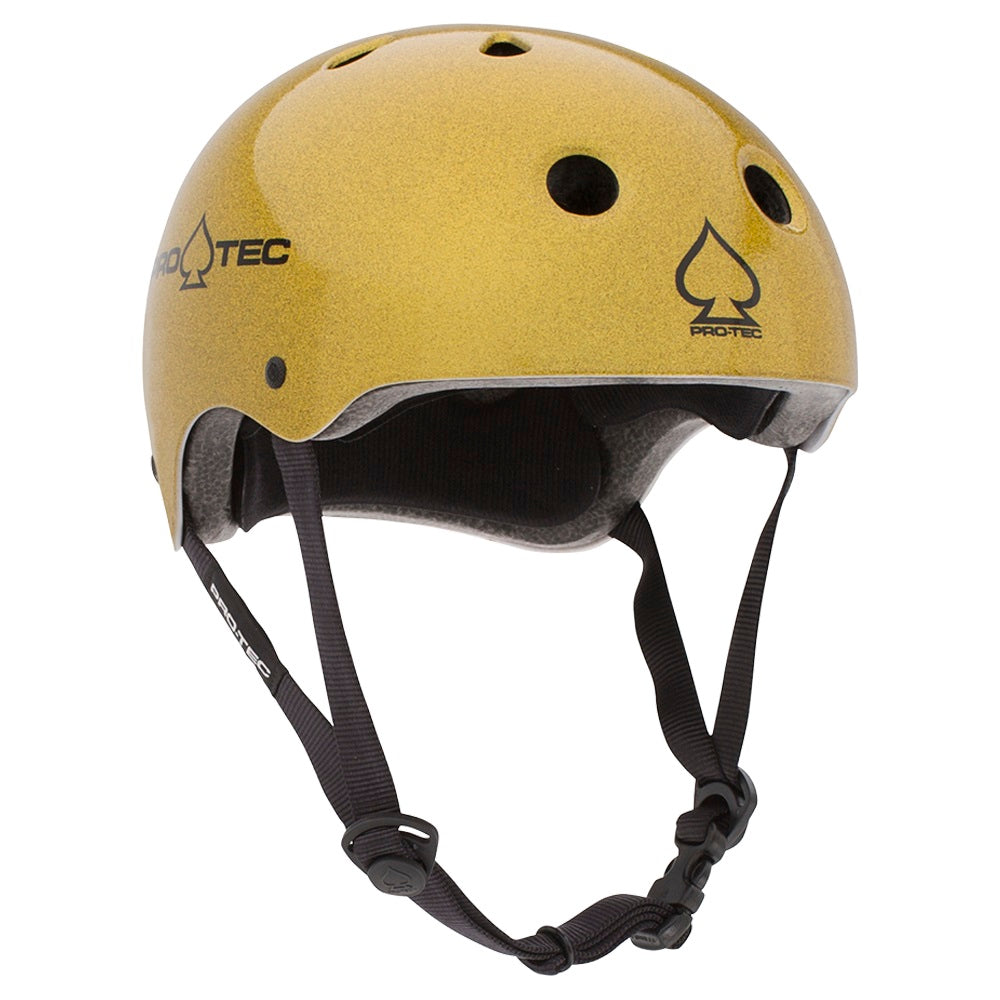 Pro-Tec Classic Certified Helmet Gold Flake XL