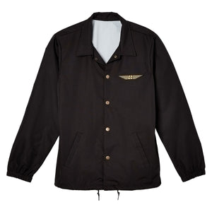 FIT gold wing Nylon Coaches Button Up Jacket