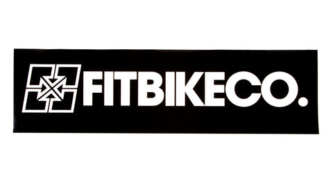 FIT Banner 36" x 10" Black