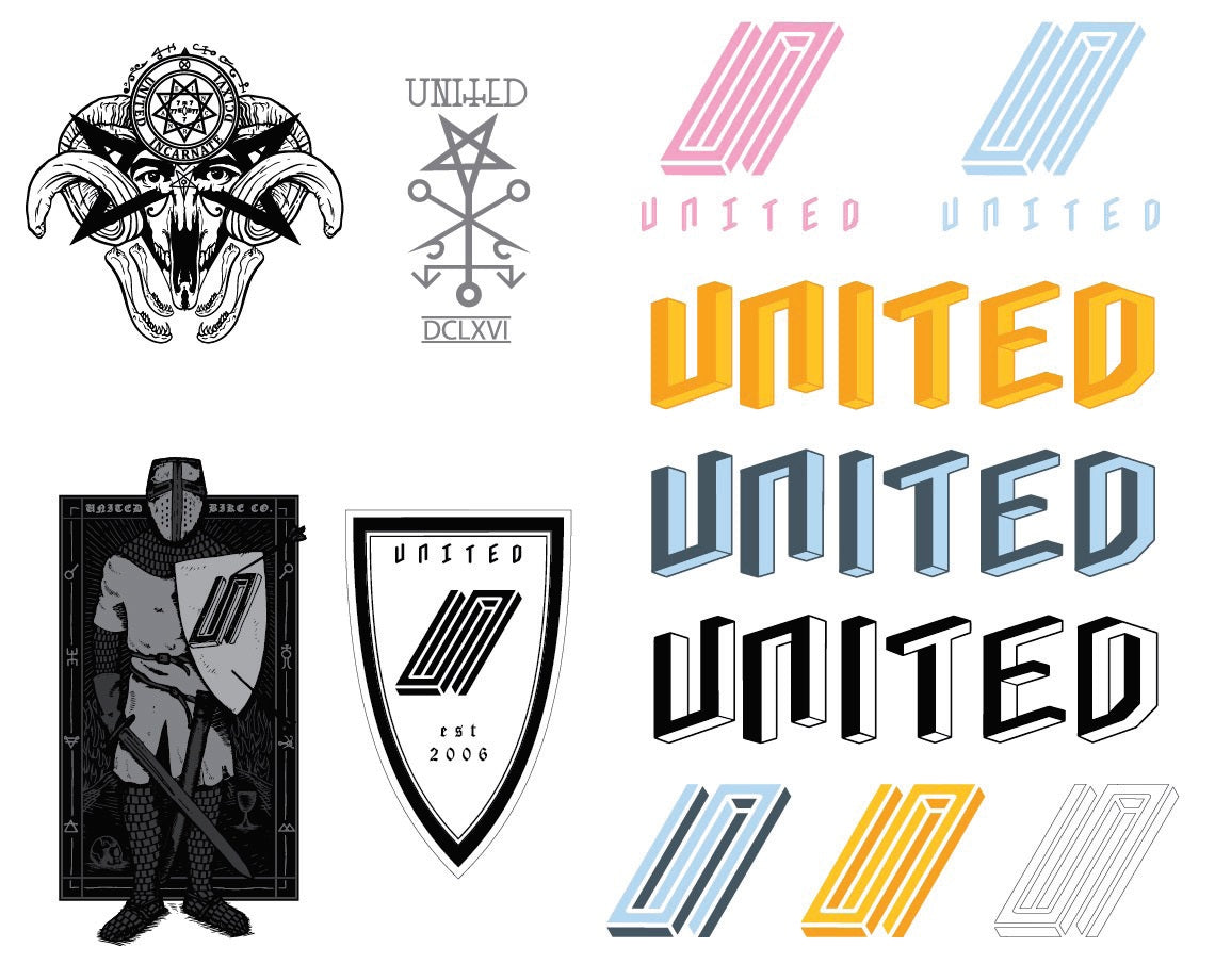 United Assorted Sticker Pack