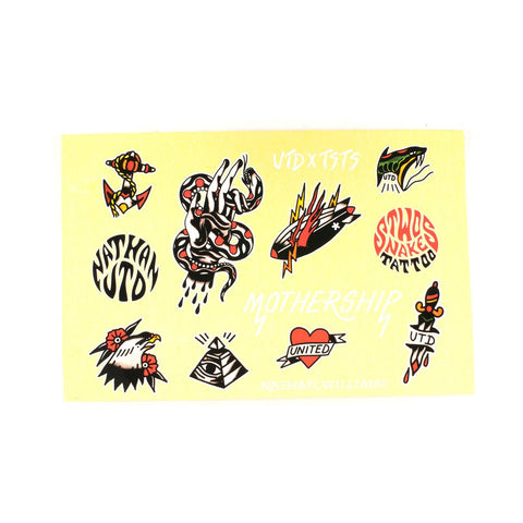 United Mothership 2016 Flash Sticker Sheet
