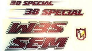 S&M 38 Special Frame Decal