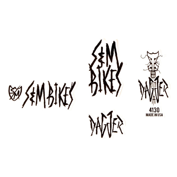 S&M Dagger Sticker