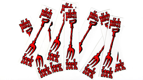 S&M Original Pitchfork Decal (10 pack)