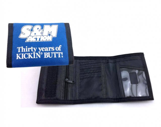 S&M wallet 30 years of kickin butt