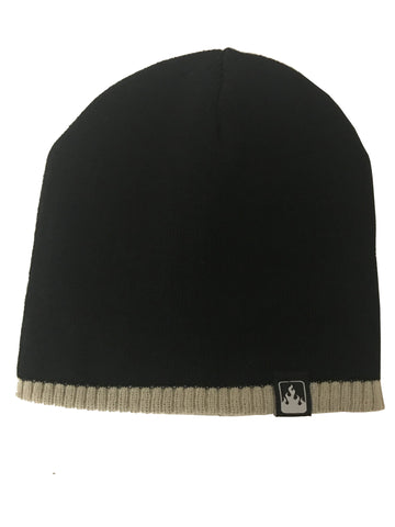 Lord Smooth Beanie Black/Grey Trim