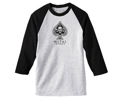 Metal Spade Logo 3/4 Raglan